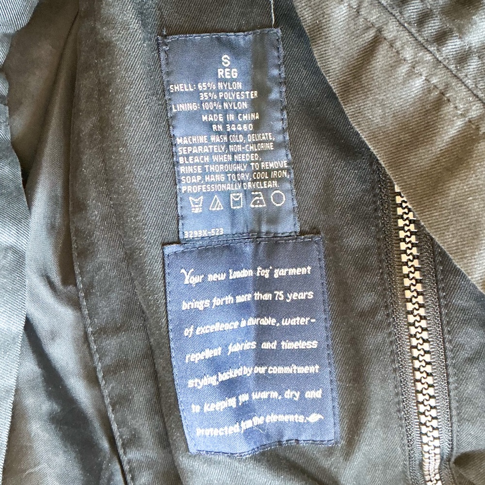 London Fog Black Jacket - Picture 6 of 6